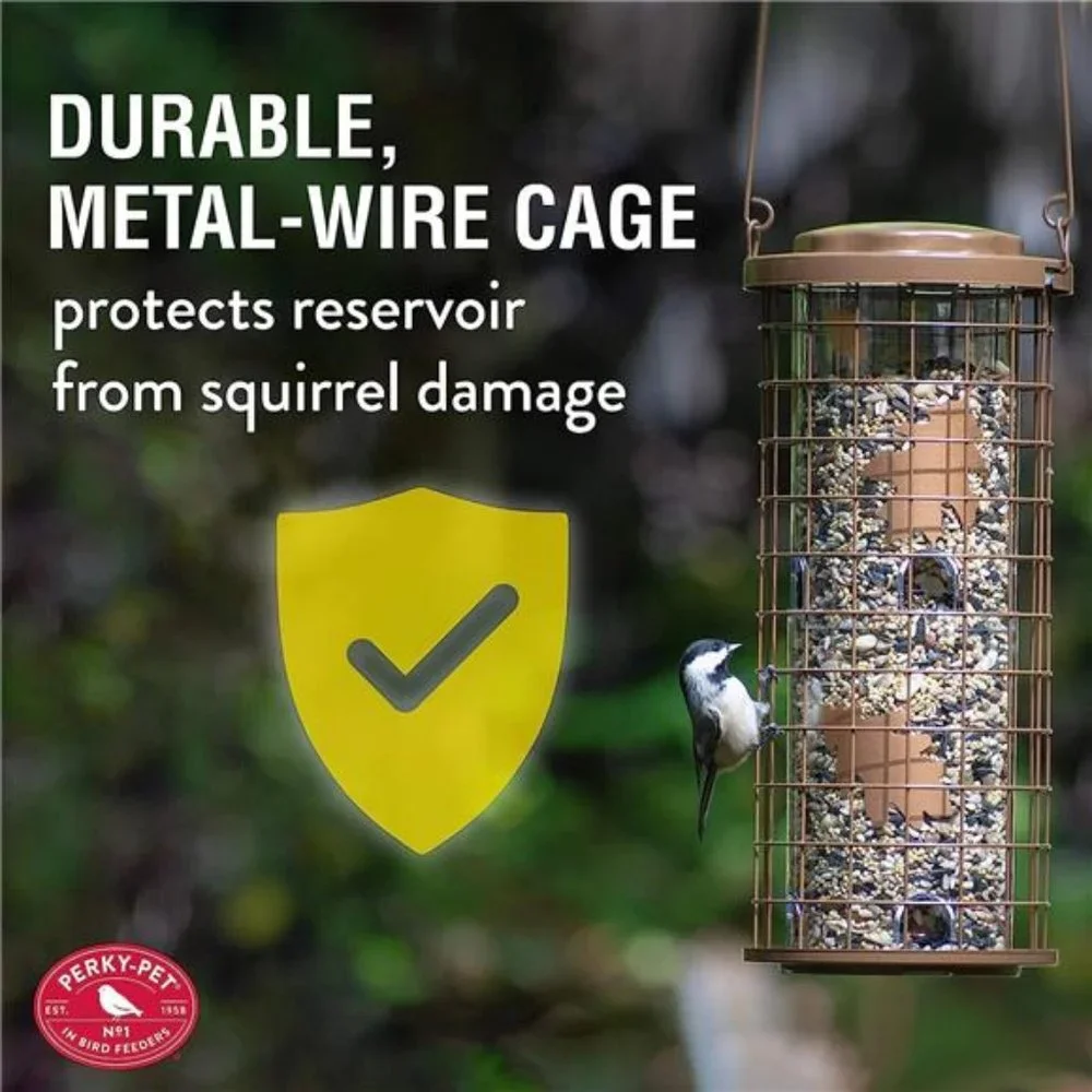 Squirrel Stumper Bird Feeder, Copper